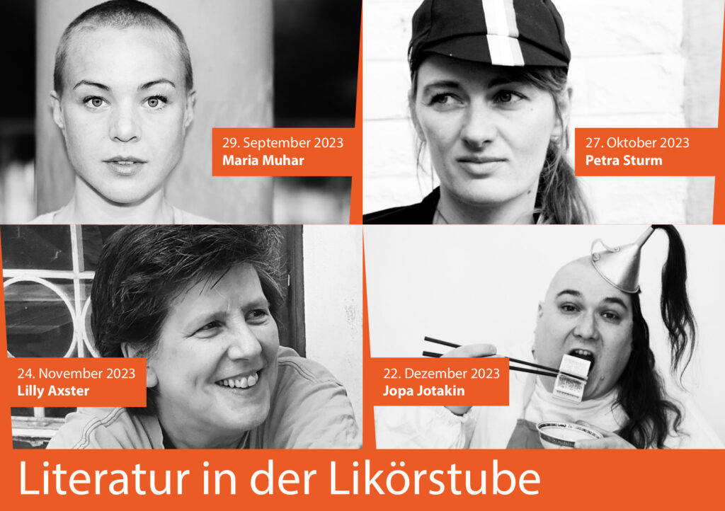 Programm für Literatur in der Likörstube Herbst 2023