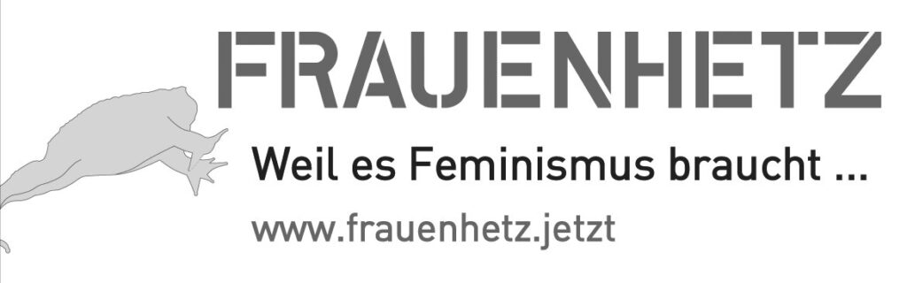 Logo des Kooperationspartners Frauenhetz. Weil es Feminismus braucht...